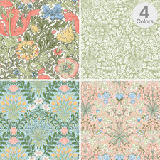 William Morris Cotton/Viscose Floral Fabric 60" Wide Digitally Printed Designs