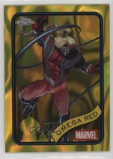 2025 Topps Chrome Marvel Comics Yellow Lava Refractor Omega Red #15 1r8l