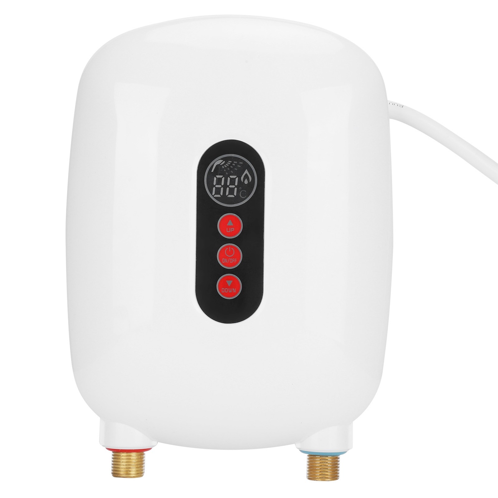 6500W Water Heater Fast Heating Temperature Display 220V For Household