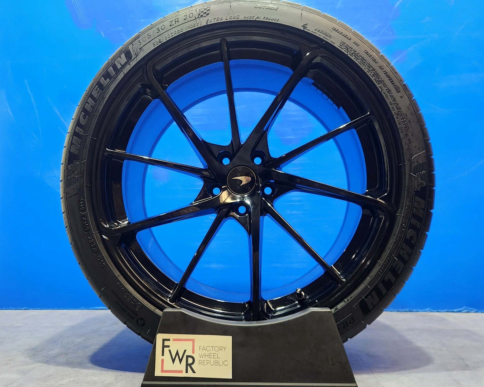 19" 20" MCLAREN 750S GLOSS BLACK FACTORY OEM GENUINE wheels rims Tires  750 720S