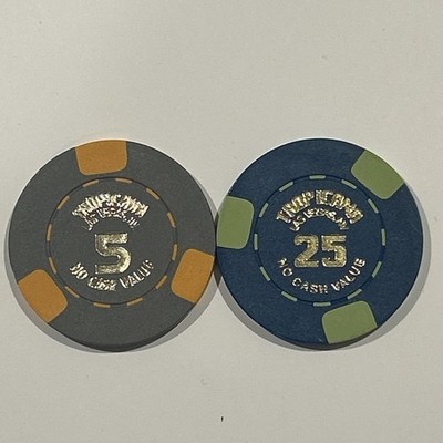 Tropicana - $5 & $25 Casino Chips - *No Cash Value* - *NCV* - Las Vegas