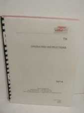 Weima Operating Instructions Manual TH714