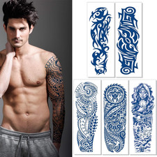 Semi Permanent Sleeve Tattoos for Men  Women,Realistic Temporary Arm Tattoo,Lif