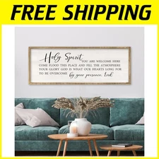 Rustic Wood Framed Wall Hanging - Religious Scripture Quote