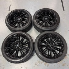 23" OEM Land Rover Crescendo Black Factory Rims Wheels Tires Fits Range Rover SE