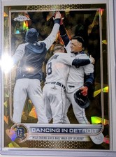2022 Topps Chrome Update Sapphire #US238 Dancing in Detroit  Gold Sapphire 41/50