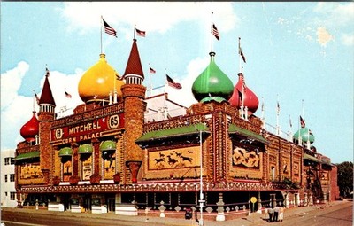Corn Palace Mitchell South Dakota Chrome Postcard