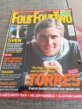 FourFourTwo Magazine January 2008 Issue 161 Torres Front Cover