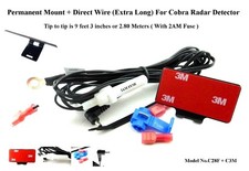 Permanent Mount  High-Quality Direct Wire 2AM FUSE For Cobra Radar Detectors