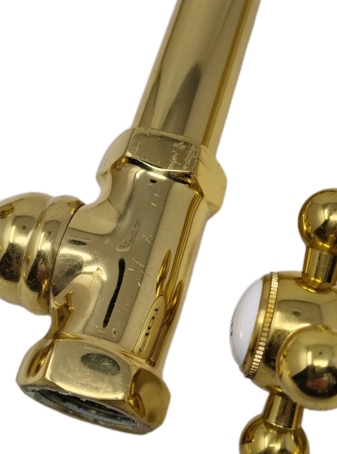 VTG Kingston Brass Freestanding Claw Foot Tub Faucet Shower Head Supply Line LOT