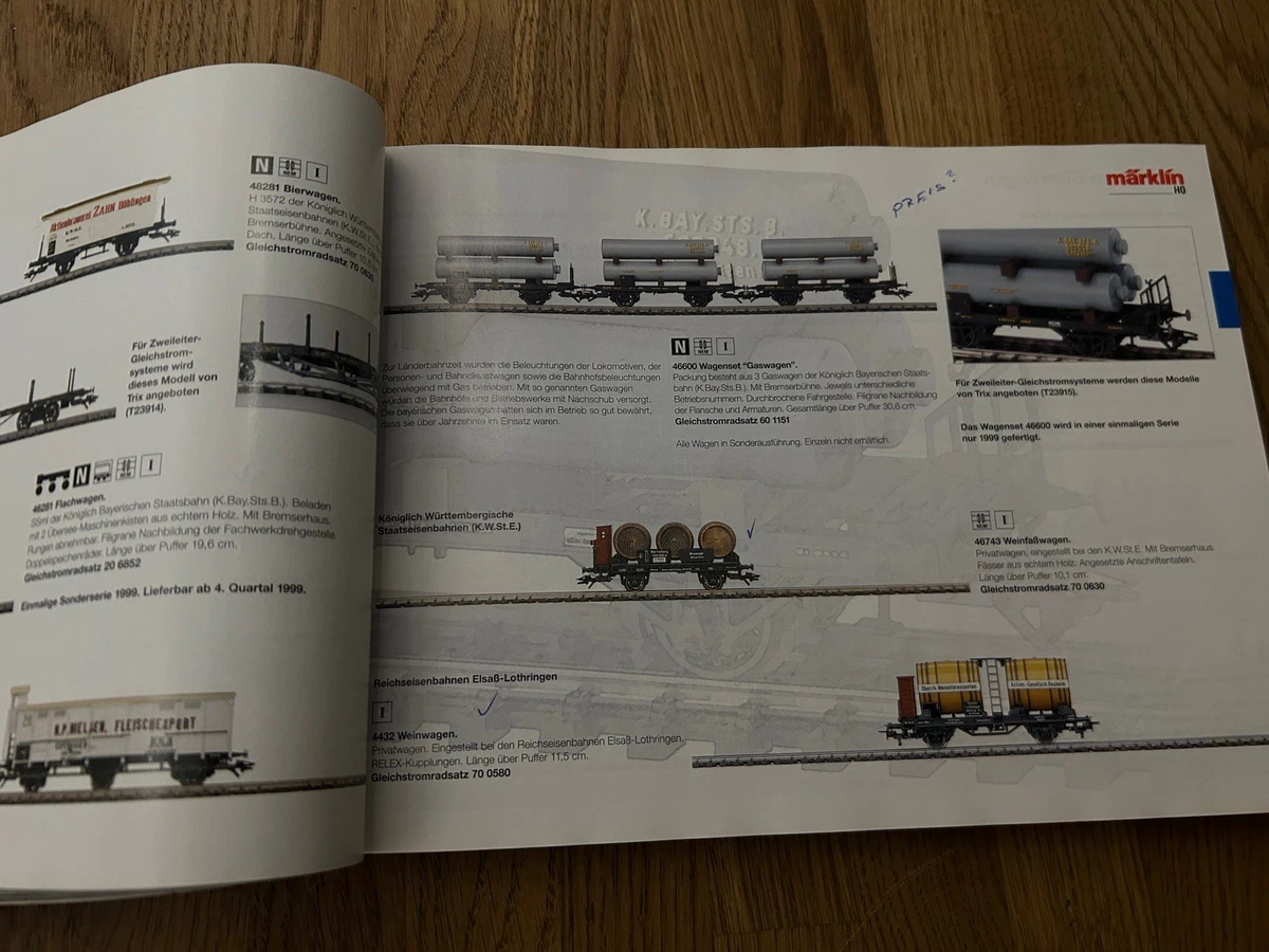 Märklin Katalog Gesamtprogramm 1999/2000