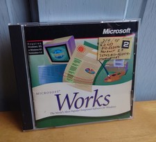 Microsoft Works 4.5 1995 CD Original Case