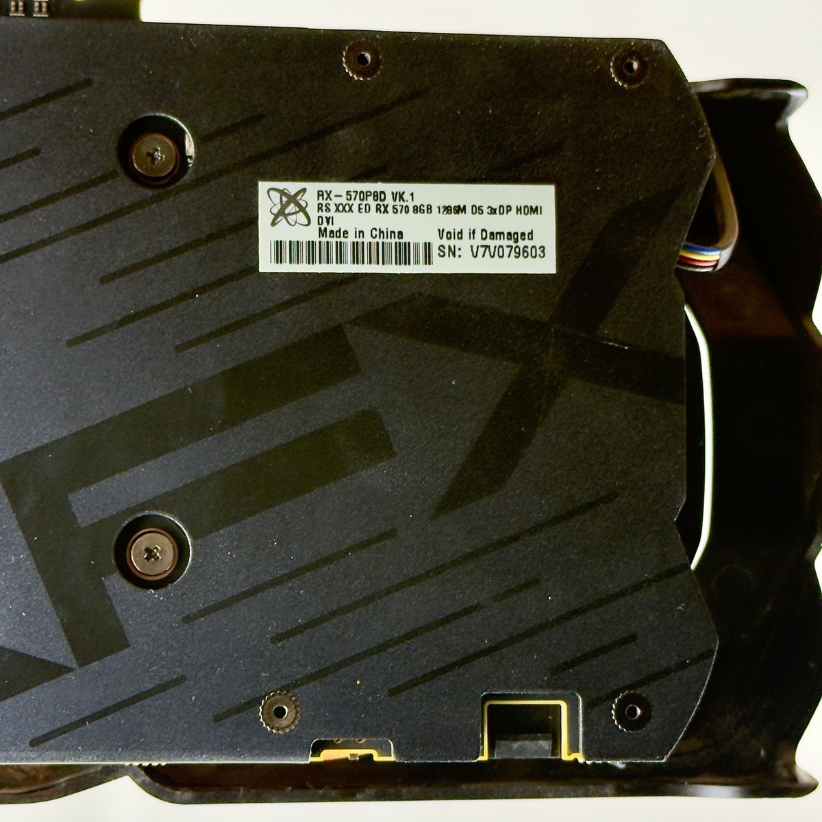 XFX AMD Radeon RX 570 8GB XXX Edition GDDR5 RX-570P8D VK.1 RS BLK