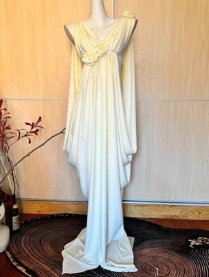blue lace long sleeve prom dress MNM Couture Dress K3974