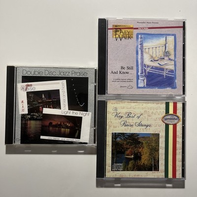 3 CD LOT MARANATHA DOUBLE DISC JAZZ PRAISE VERY BEST PRAISE STRONGS DEVOTIONS