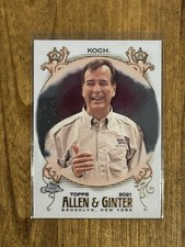 2021 Topps Allen & Ginter Chrome Jim Koch #233 Brewer and Entrepreneur