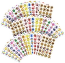 Scratch and Sniff Stickers - 864 Pieces, 12 Different Scents, 36 Sheets - Reward