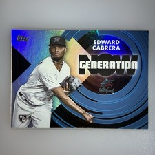 Edward Cabrera 2022 Topps Update Series Generation Now #GN-80 RC Miami Marlins