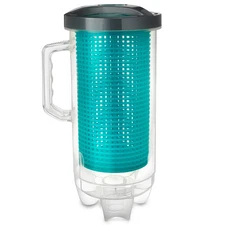 XtremepowerUS In-line Canister Basket Fits 1-1/2” Pool Vacuum Hose + 6 Mesh Bag