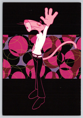 Pink Panther Cartoon Character Art Postcard
