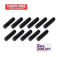 Tiger Quick Change 2306, Set of 10 Black Steel Studs Rear Gear Cover Kit 3/8-16 