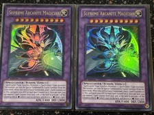 Yugioh 2x Supreme Arcanite Magician STBL 1st Edition Ultra Rare LP