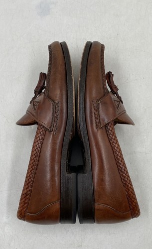 Allen Edmonds Mens Maxfield Brown Leather Tassel Slip-On Loafer Shoes Size 9 D - Picture 5 of 8