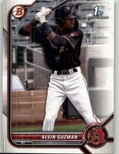 2022 Bowman Alvin Guzman Prospects #BP-18 Arizona Diamondbacks