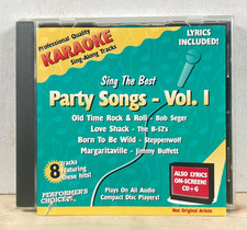 Performer's Choice Karaoke CD G- Sing the Best of Party Songs Vol. 1