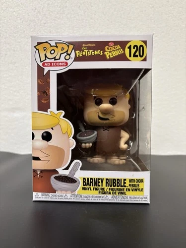 Funko Pop! Vinyl: The Flintstones - Barney Rubble with Cocoa Pebbles #120