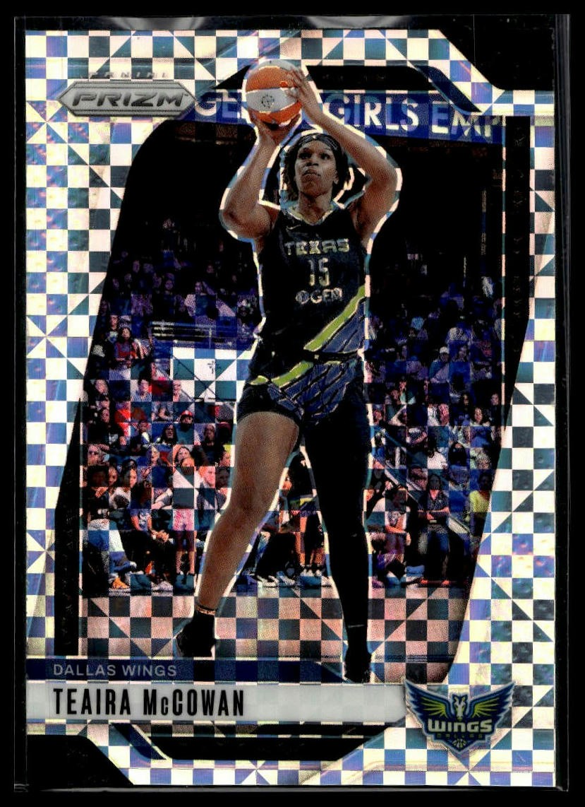 2024 Panini Prizm WNBA #105 Teaira McCowan Checkerboard Prizms