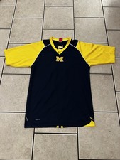 Michigan Wolverines Vintage 90s Nike Warm Up Basketball Jersey Shirt Size Small
