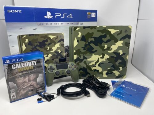 PS4 Slim 1TB Limited Edition Console [Call of Duty: WWII Bundle