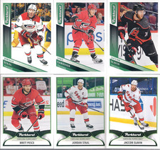 CAROLINA Hurricanes Parkhurst 6 Card Lot Staal Slavin Gardiner Pesce +