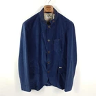 Luis Trenker Corduroy Janker Mens Size 52-54 Blue Cotton Corduroy Velvet Costume Jacket