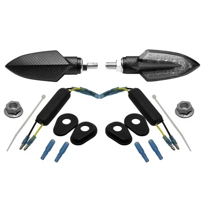 MF2063 Set Clignotants LED Original YAMAHA Arrow Carbone MT07 MT09 MT10 Tracer 9 - Photo 1/4