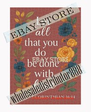 500 piece jigsaw puzzle Let All That You Do Be Done In Love Scripture bible vers