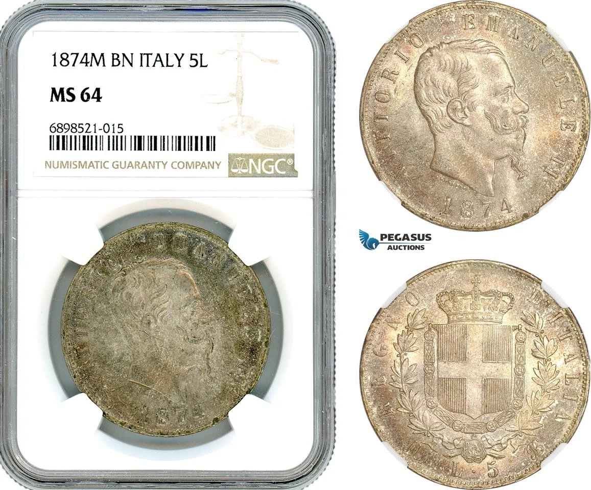 1874 Year Italian Coins (1861-Now) for sale | eBay