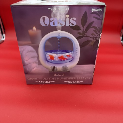 Wonderlit Oasis Four In One Gravity Define Humidifier Speaker fish tank