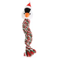 Hundespielzeug Pinguin - Kauspielzeug - Quietschspielzeug - Juteseil/Pl&uuml;sch
