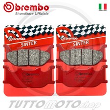 KIT PASTIGLIE FRENO BREMBO ROSSE SINTER ANTERIORI YAMAHA MAJESTY 400 2009 2010