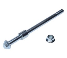 Vorderrad Achse 210 x 12 mm Steckachse Vorne + Mutter M12 für Mofa JUNAK 905 50