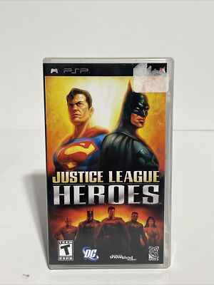 Justice League Heroes  (Sony PSP, 2006) CIB Complete In Box