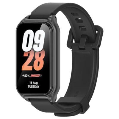 MIJOBS Cinturino in Silicone Morbido per Xiaomi Smart Band 8 Active, Braccialett
