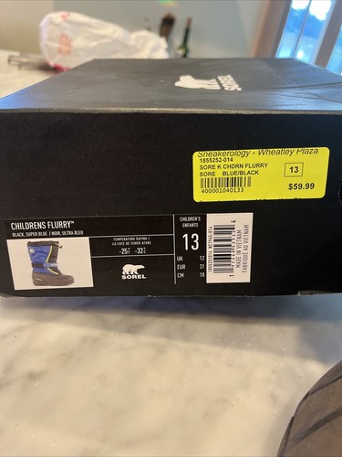Sorel Flurry Winter Boots Kids Size 13 - Picture 5 of 7