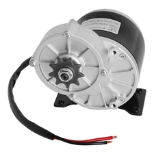 MY1016Z3 36V 350W DC Brush Motor Gear Reduction For E-Bike Scooter Mini Bike