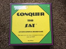 Conquer the SAT Educational Board Game OLD STOCK Prep High School