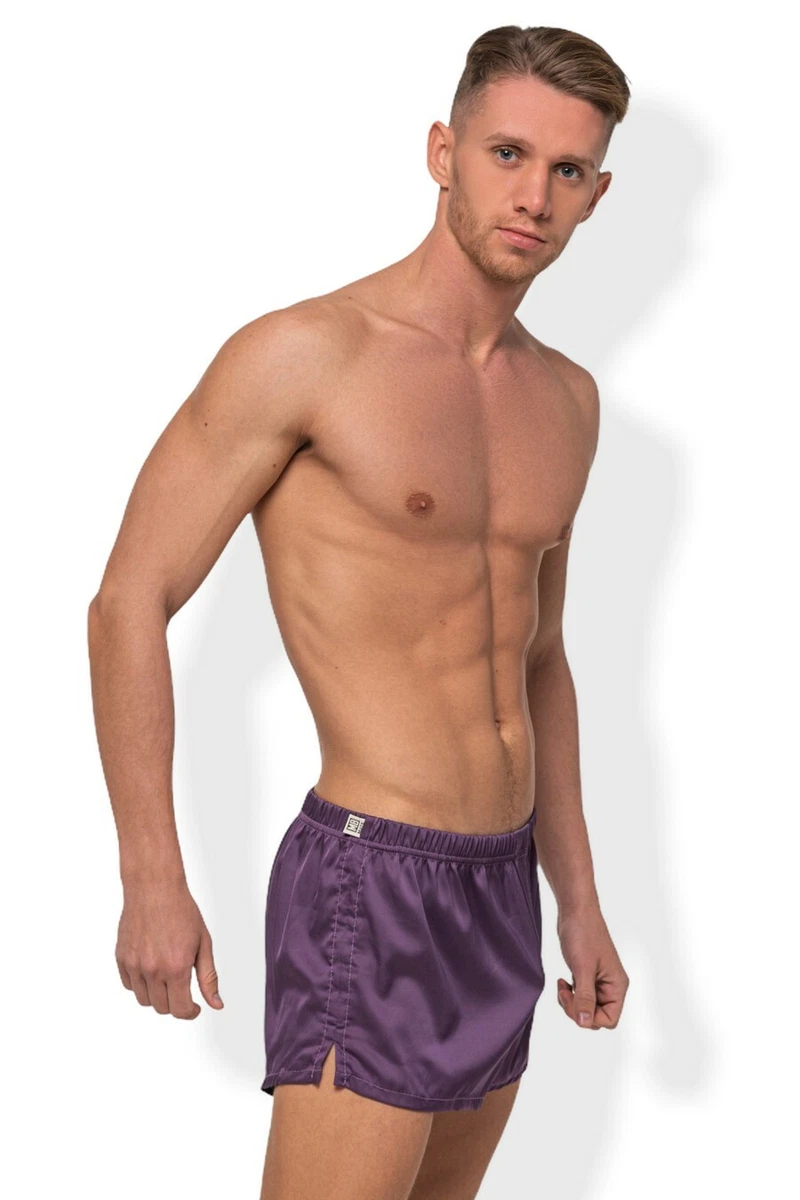 Mens shiny shop boxers