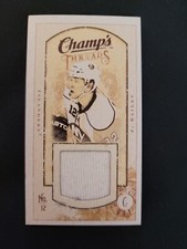 JOSH BAILEY 09/10 CHAMPS CHAMP'S MINI THREADS JERSEY #JB Game-Used Hockey Card
