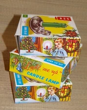 Candle Lamp Light Up It's On Down It's Off Bakelite Vintage Kitschy Christmas #8